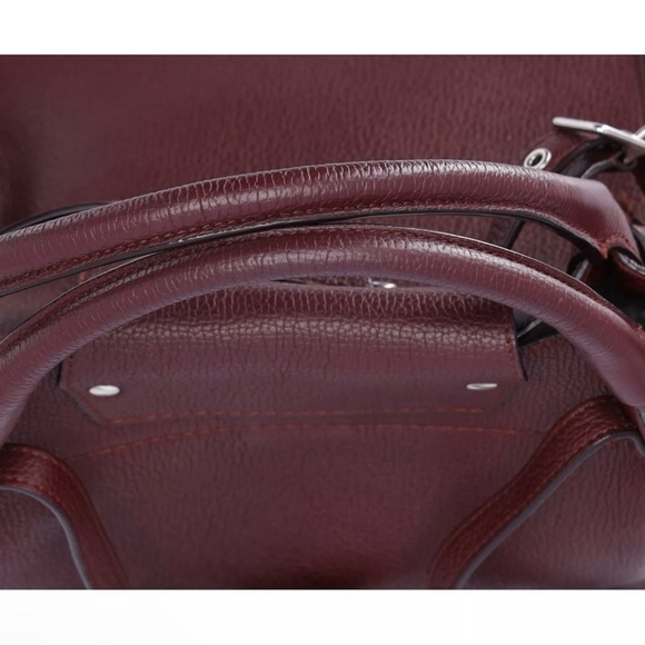 Celine Big Bag Small Tote Convertible Shoulder Bag Smooth Leather Bordeaux - Picture 8 of 13